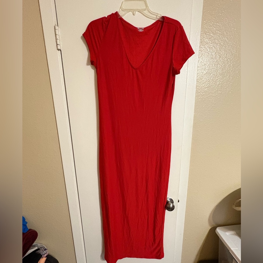 Elegant Red Women's Dress